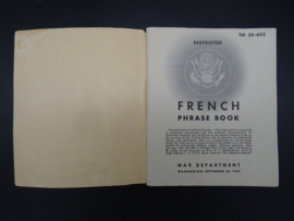 TM 30-602 French Phrase Book - September 28, 1943