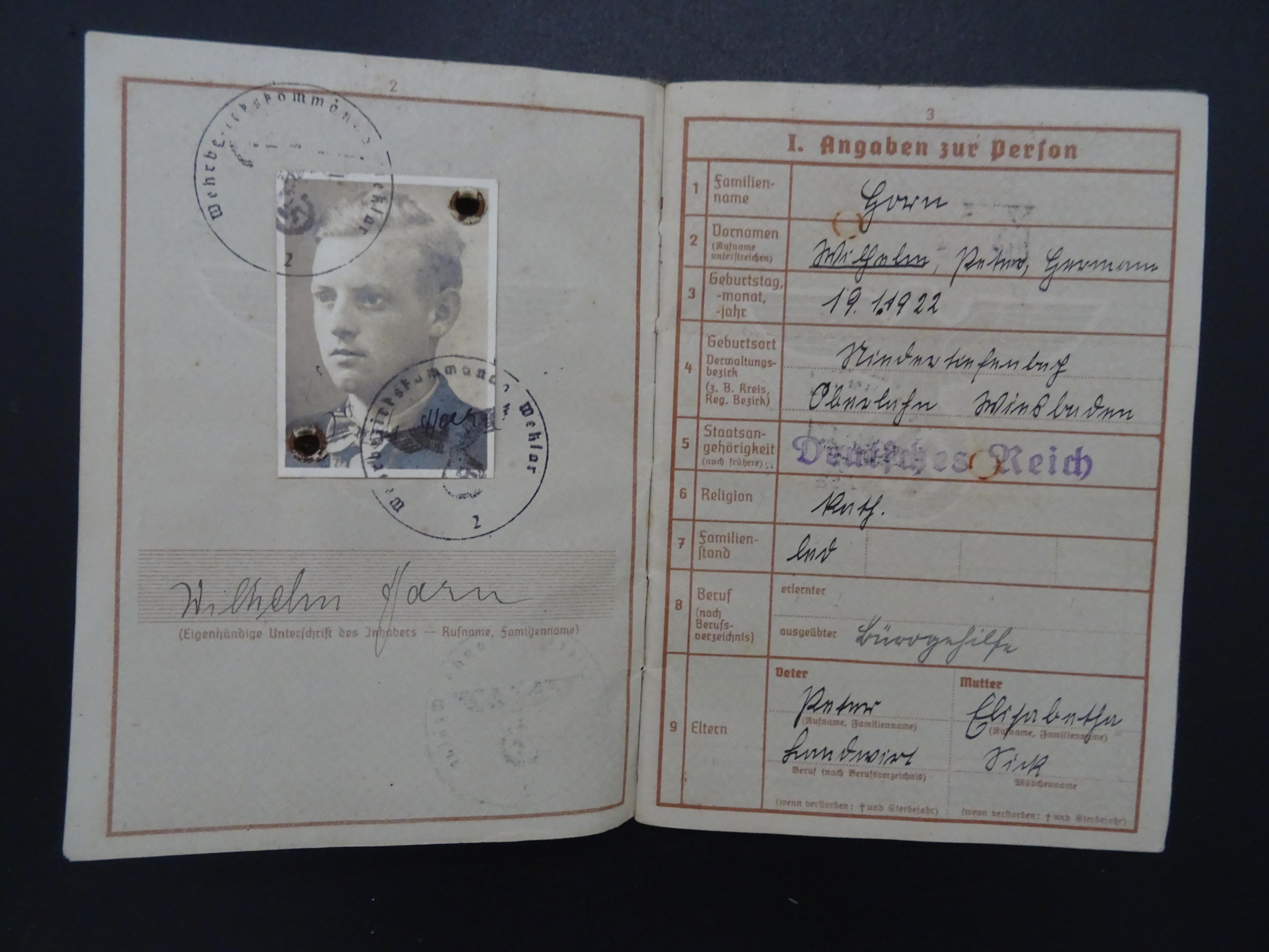 German Wehrpass