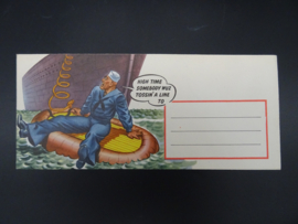 US humoristic envelope ww2