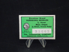 Excelsior Brand surgeons needles ww2