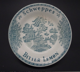 Schweppes Bitter Lemon porcelain saucer