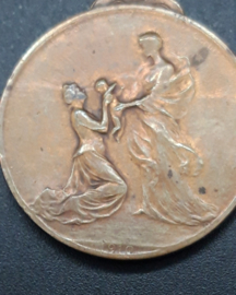 Medal King Albert - Queen Elisabeth of Belgium 1910