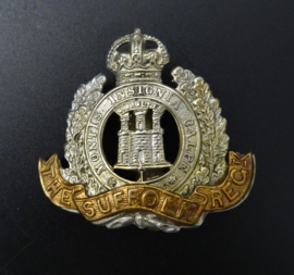 Suffolk Regiment Cap Badge WW2