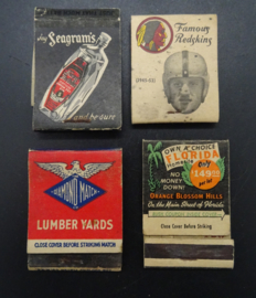 16 American matchbooks