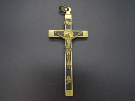Brass and ebony crucifix