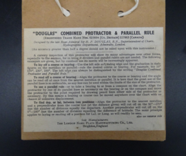 'Douglas' Combined Protractor & Parallel Rule