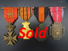 Belgian WW1 Medal Bar