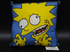 The Simpsons 1997 small cushion Lisa blue