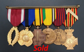 Belgian medal bar ww2 veteran