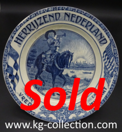Dutch Liberation plate WW2