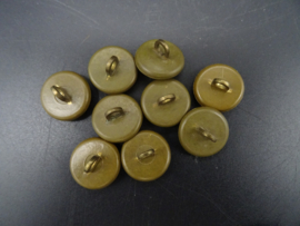 British economy issue plastic button (small)