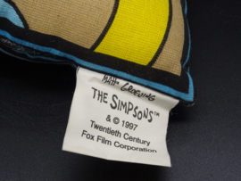 The Simpsons 1997 small cushion Bart beige
