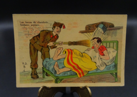 Belgian humoristic postcard 1930's