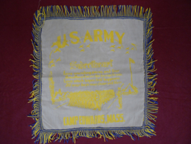 US Army Sweetheart pillow case Camp Edwards