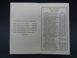 US Military Naval Club - Register of Members 1942