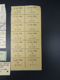 Lot with various German coupons WW2 (2)