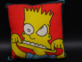 The Simpsons 1997 small cushion Bart red