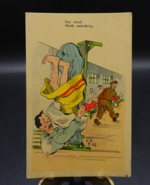Belgian humoristic postcard 1930's