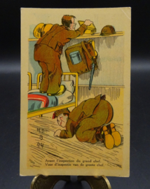 Belgian humoristic postcard 1930's