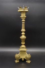 Brass church candlestick