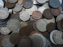 350+ German coins 1870's to 1920's