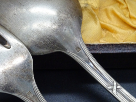 Silver plated salade server set