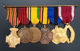 Belgian medal bar ww2 veteran