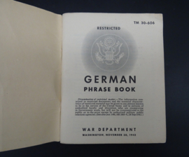 TM 30-606 German Phrase Book - November 30, 1943