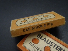 German Apollo razor blades ww2