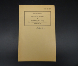US TM12-220  Manual Administration 1942