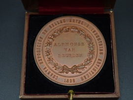 Medal 4th exposition fine arts and industries Barcelona 1898 - Alphonse Van Beurden
