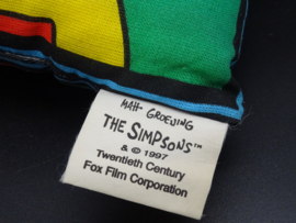 The Simpsons 1997 small cushion Lisa green