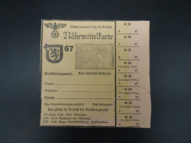 Lot with various German coupons WW2