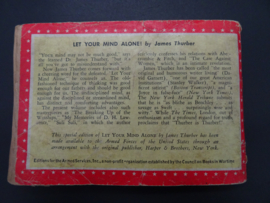 US pocket novel 'Let your mind alone' WW2