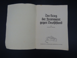 Tornisterschrift 'Der Krieg der Freimaurer gegen Deutschland' 1941