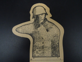 Basic training German soldier target