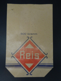 German paper bag for rice WW2