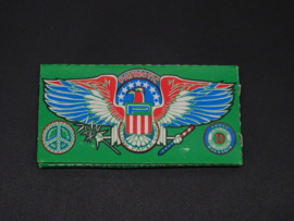 Patriotic rolling papers green - 1970's