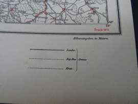 German map 1915 - Paris Ost