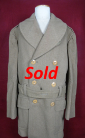 US Officer's Short Doeskin Wool Overcoat 1942