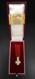 Gold cross Civil decoration long service administration miniature