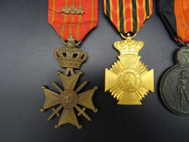 Belgian WW1 Medal Bar