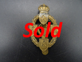 Royal Electrical & Mechanical Engineers cap badge WW2