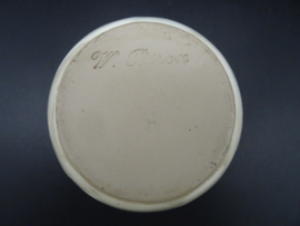 Belgian Red Cross stoneware bowl W. Biron