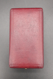 Silver medal Civil decoration long service administration miniature