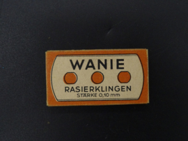 German Wanie razor blades ww2