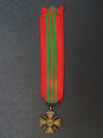 French Croix de Guerre 1939 miniature