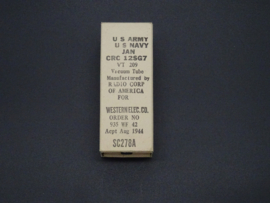 US Army Navy vacuum tube CRC 12SG7