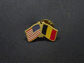 Belgian/US remembrance pin