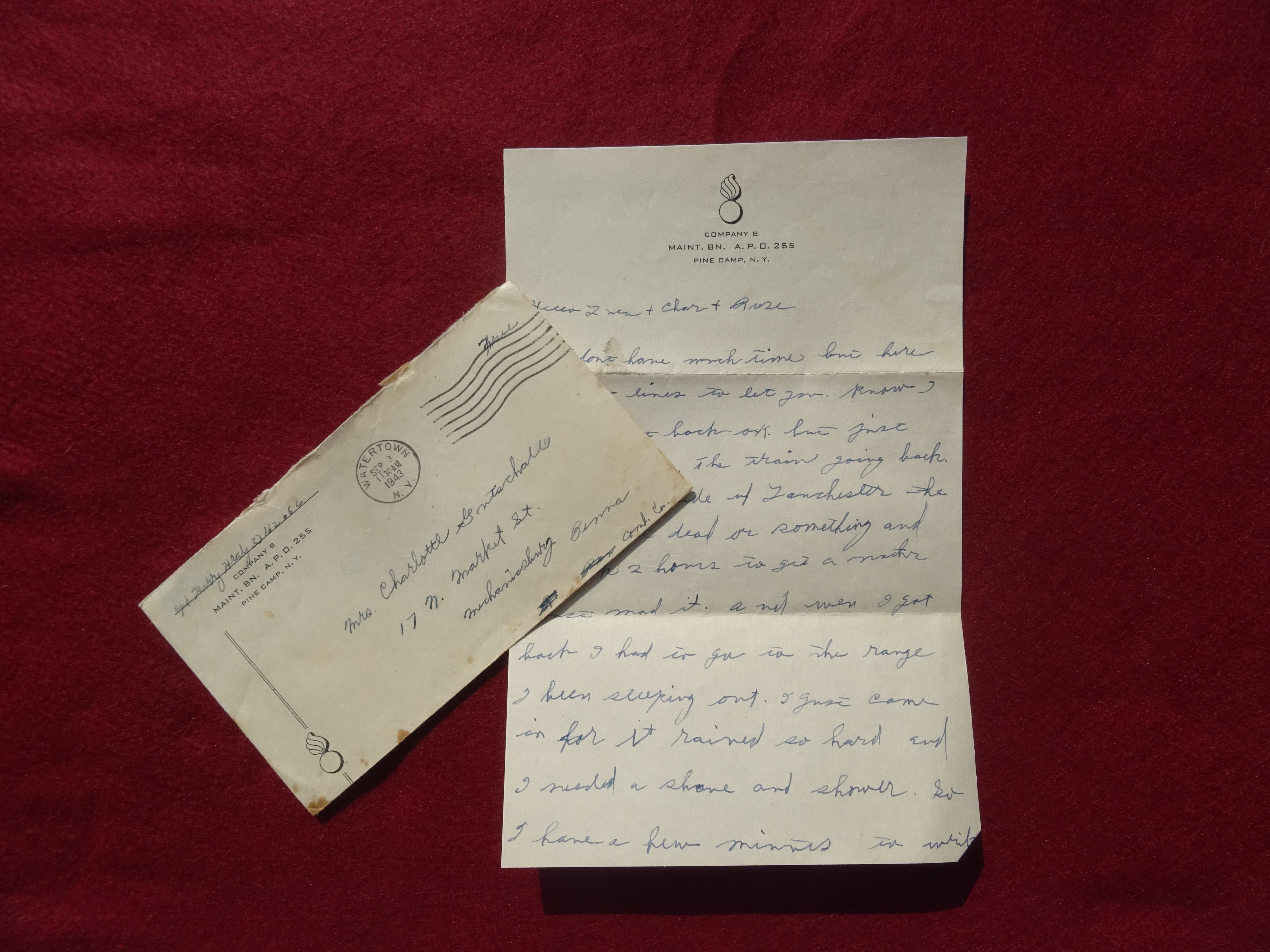 Correspondence grouping 5th Armored Division ww2